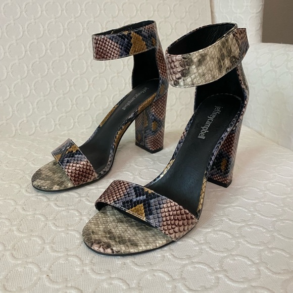 Jeffrey Campbell snake print heels - Picture 5 of 5
